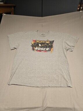 RCR Kyle Busch Gray Graphic Short-Sleeve Men’s Shirt Size XXL